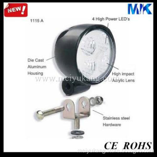 12W Round IP67 Aluminum Epistar LED Working Lights